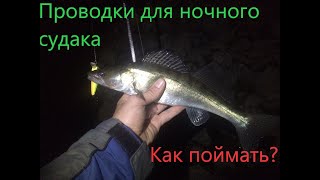 Проводки на ночного судака. Судак Ночью.