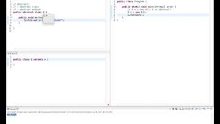 Java Tutorial: Abstract Classes and Abstract Methods