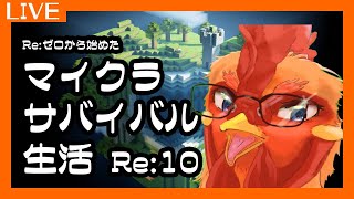 【Minecraft】Re:ゼロから始めるマイクラサバイバル生活 #10【初心者】