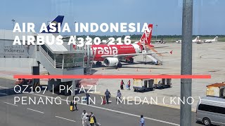 Air Asia Indonesia | QZ107 | Penang ( PEN ) - Medan ( KNO ) | Airbus A320-216