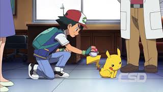 Ash trying to bring Pikachu in Pokeball | Pokemon The Movie I Choose You