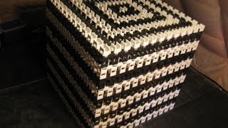 14,000 dominoes cube (former world record)