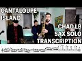 Chad LB Sax Solo Transcription - Cantaloupe Island