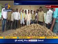 groundnut farmers protest against leaves to enumamula market warangal