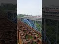 ASMR Suara Kereta Api Saat Melintas Di Jembatan Cisomang ❗