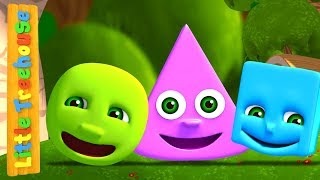 The Shapes Song | Learning Videos for Children | Rhymes by Little Treehouse