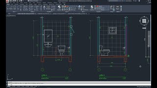 AutoCAD งานสถาปัตย์ตอนที่4.5การเขียน A-20 รูปตัดและแบบขยายห้องน้ำ 1