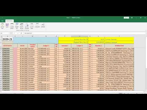 HOW TO IMPORT BANK STATEMENT FROM EXCEL TO TALLY. EXCEL TO TALLY BANK ...