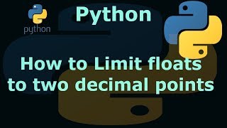 Python Limiting floats to two decimal points