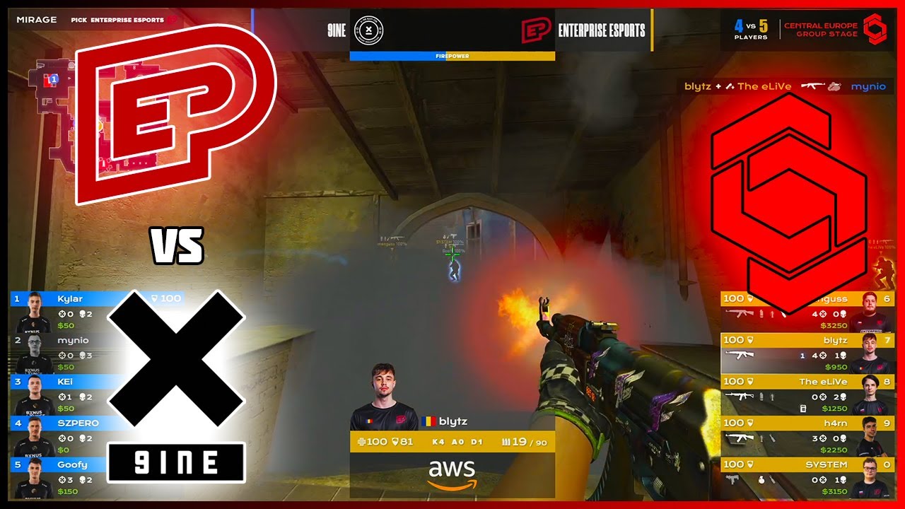 Enterprise Vs 9ine Cct Central Europe Series 3 Highlights Csgo