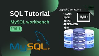 Logical Operators in SQL | AND | OR | NOT | IN | BETWEEN | SQL Tutorial | #sql #mysql #tutorial