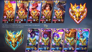 TOP SUPREME HANABI VS ENEMY TOP GLOBAL HERO AND HIGH RANK🔥 (Who Will Win?)