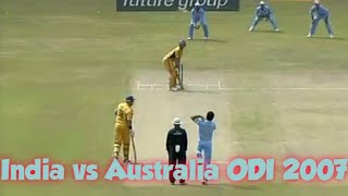 India vs Australia 2nd ODI 2007 | MS Dhoni | #IndiavsAustraliaODIHighlights | Cricket I 2 Oct 2007