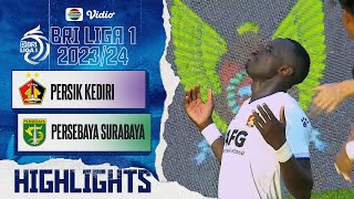 Persik Kediri VS Persebaya Surabaya - Highlights | BRI Liga 1 2023/2024