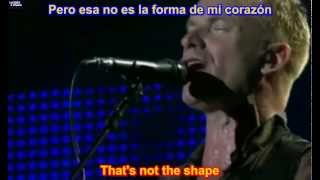 Sting - Shape Of My Heart ( SUBTITULADA EN INGLES Y ESPAÑOL SUB LYRICS )