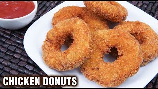 Chicken Donut Recipe | Ramadaan Special Snack | Best Chicken Donut | Flavourfood