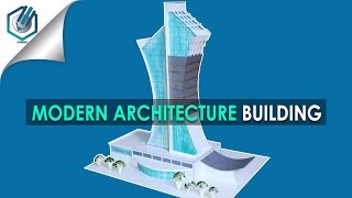 MODEL MAKING OF MODERN ARCHITECTURAL BUILDING #7