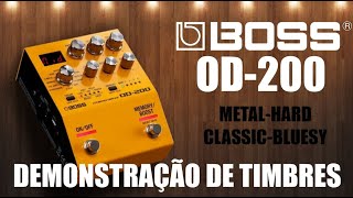 BOSS OD 200 - VERSATILIDADE E QUALIDADE AO EXTREMO!