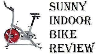 Sunny Health and Fitness (SF-B1203) Indoor Cycling Exercise Bike - Review, Unboxing