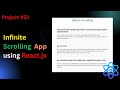Project #33: Build Infinite Scrolling App Using React JS