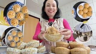 HOW TO MAKE CARROTS WITH ALMONDS CUPCAKES STEAM, DELICIOUS, EASY TO MAKE FOR BEGINNERS, @Nana&Pawpaw