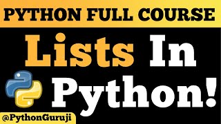 Mastering Lists in Python: Comprehensive Guide for Beginners