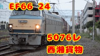 【JR貨物】EF66 24 西湘貨物 5076レ