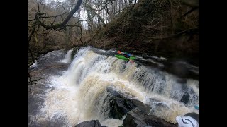 Epic run on a low level Afon Mellte (South Wales) @0.59