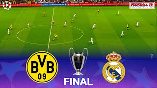 UEFA Champions League 2024 Final - Borussia Dortmund vs Real Madrid | EA FC 24 Gameplay