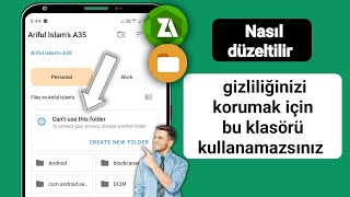 Düzelt Gizliliğinizi Korumak İçin Bu Klasör Kullanılamıyor | Bu Klasör Kullanılamıyor Sorun Çözme