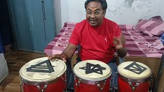 4th step of Dhol , the same beat on Congo #Sunil Gupta #loves to experiment