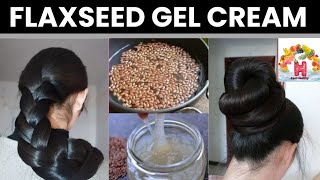 How to Make Flaxseed Gel Cream | Grow LONGER, Shiny Hair with Flaxseed Gel Cream!