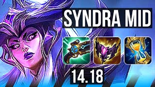 SYNDRA vs JHIN (MID) | 9/2/5, Rank 9 Syndra, Godlike | BR Challenger | 14.18