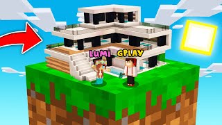 DOM GPLAYA NA BLOKU DIRTU W MINECRAFT?! GPLAY \u0026 LUMI