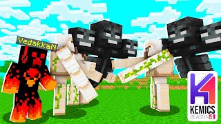 K4KeMiCS : Wither VS Iron Golem | Who Will Win? | Malayalam