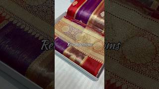 This is very beautiful saree pure kora silk tissue rangkaat#handmade #sareefashion #trending #shorts