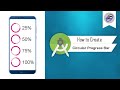 How to Create Circular ProgressBar in Android Studio | CircularProgressBar | Android Coding