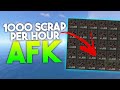 How to Get 1000 Scrap Per Hour Completely AFK In Rust