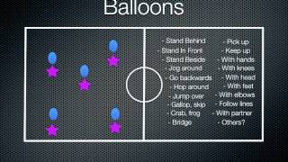 Physical Education Games - Balloons