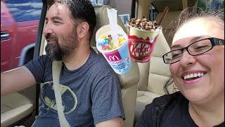 JOY EATS IS BACK! BBQ day vlog and McDonald's McFlurry Carbang Mukbang