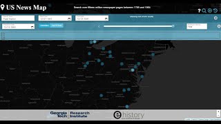 US News Map - A Great Way to Explore Newspaper Archives