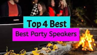 Top 4 Best Party Speakers 2023 | Best Bass Bluetooth Speaker in 2023