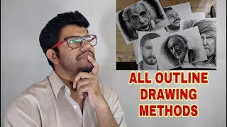 Best method for outline Drawing of face