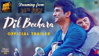 New Movie | Dil Bechara | Official Trailer | Sushant Singh Rajput | Sanjana Sanghi | AR Rahman |