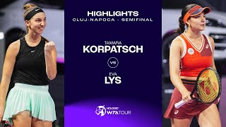 Tamara Korpatsch vs. Eva Lys | 2023 Cluj-Napoca Semifinal | WTA Match Highlights