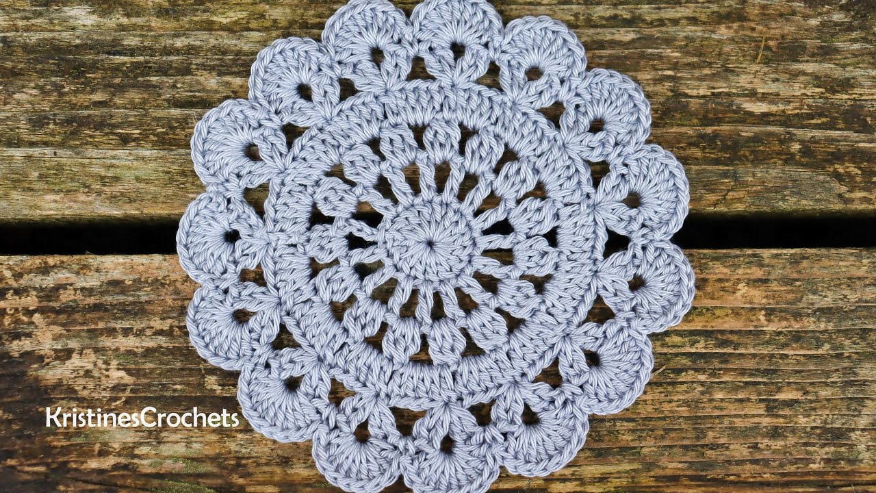Beginner S Doily Crochet Tutorial Youtube