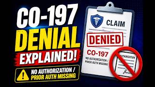 Co 197 Denial Explained No Authorization Prior Auth Missing Medical Billing