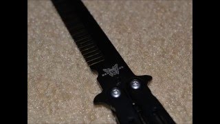 Trainer Comb Butterfly Knife Unboxing