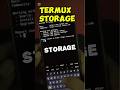 Termux Storage Simulation. Learn the process. #techhacker #coding #technology #htmlcssandjavascript