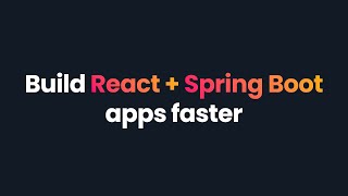 Hilla in 50 seconds⚡️ Build React + Spring Boot apps faster